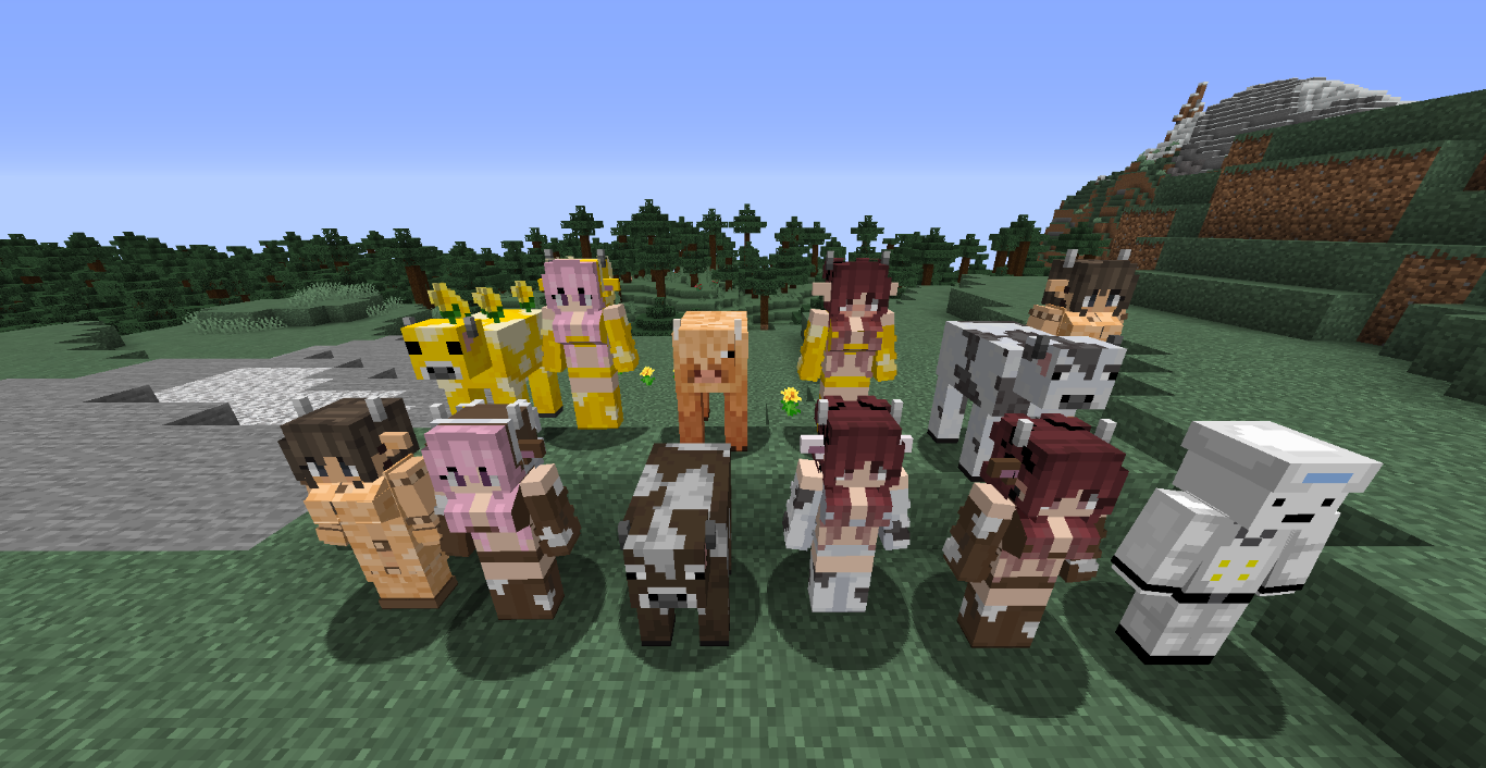 Minecraft Cute Mob Models My Own Version Mod 21 Download
