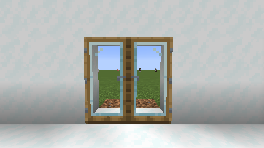 Minecraft Modern Glass Doors Mod 21 Download