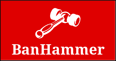 Ban hammer. Banhammer фото. Banhammer логотип. Молот БАНА. Аватарка banhammer.