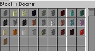 Blocky Stone Doors