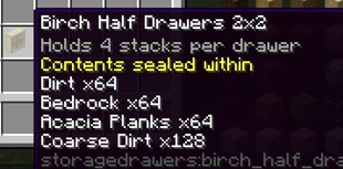 Drawers Tooltip