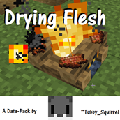 minecraft mod Drying Flesh (Data-Pack)