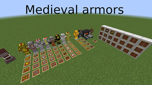 minecraft mod Medieval armors
