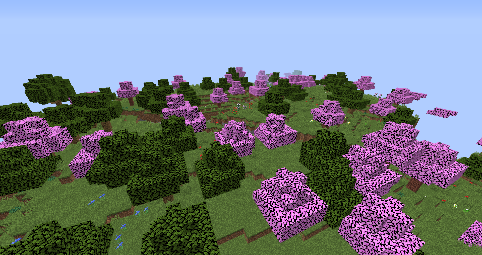Розовый мод на майнкрафт. Моды на биомы в майнкрафт 1 14 4. Мод Zenith progression. Биом Цветущая вишня майнкрафт 1.20. Cherry Forest Minecraft.