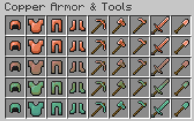New Copper Armor & Tools