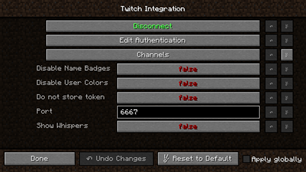Twitch Chat Integration